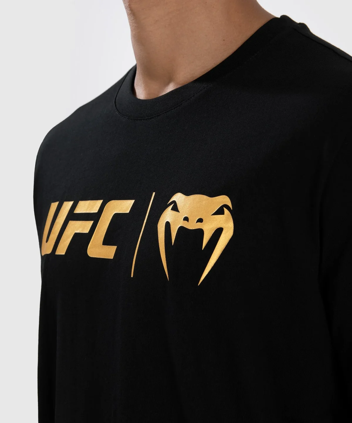 UFC Venum Classic T-Shirt - Black/Gold - Image 2