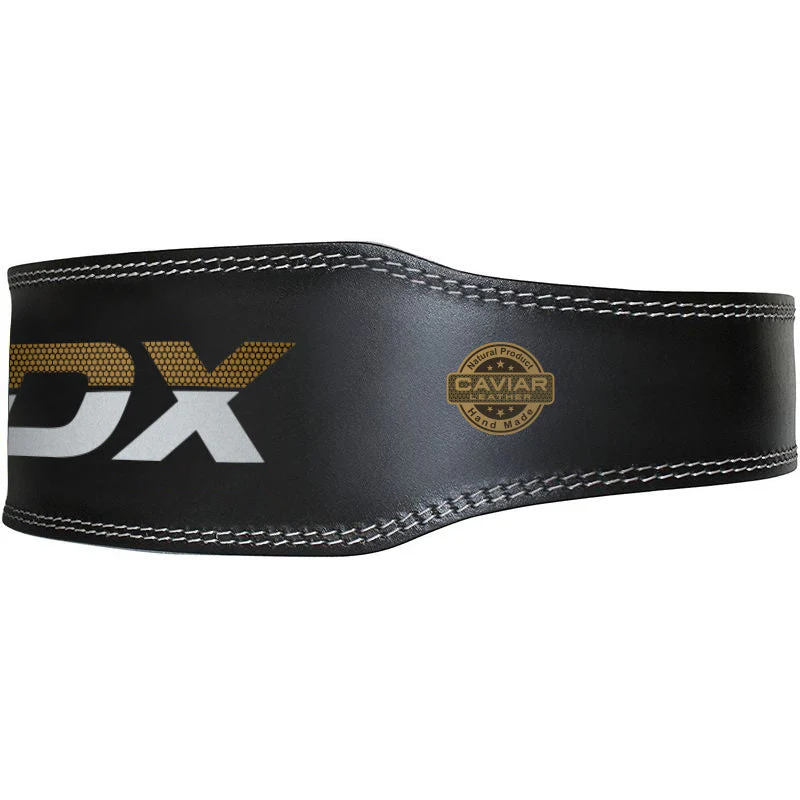 RDX 4 Inch Leather Weightlifting Gym Belt - Image 4