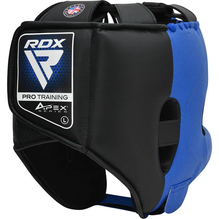 RDX APEX Boxing Head Gear With Nose Protection Bar (blue) - Image 3
