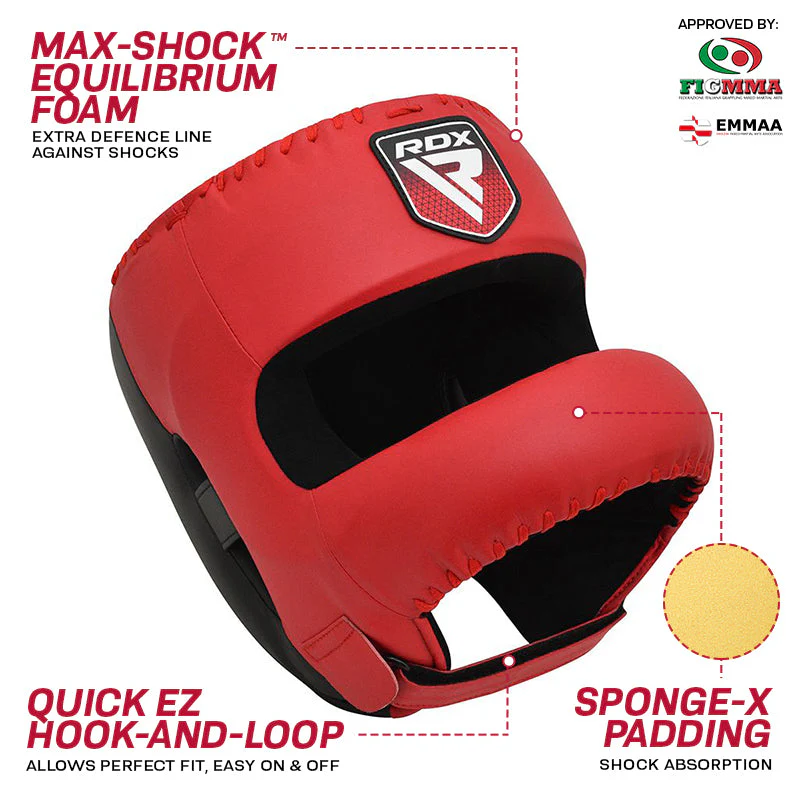 RDX APEX Boxing Head Gear With Nose Protection Bar - Image 2