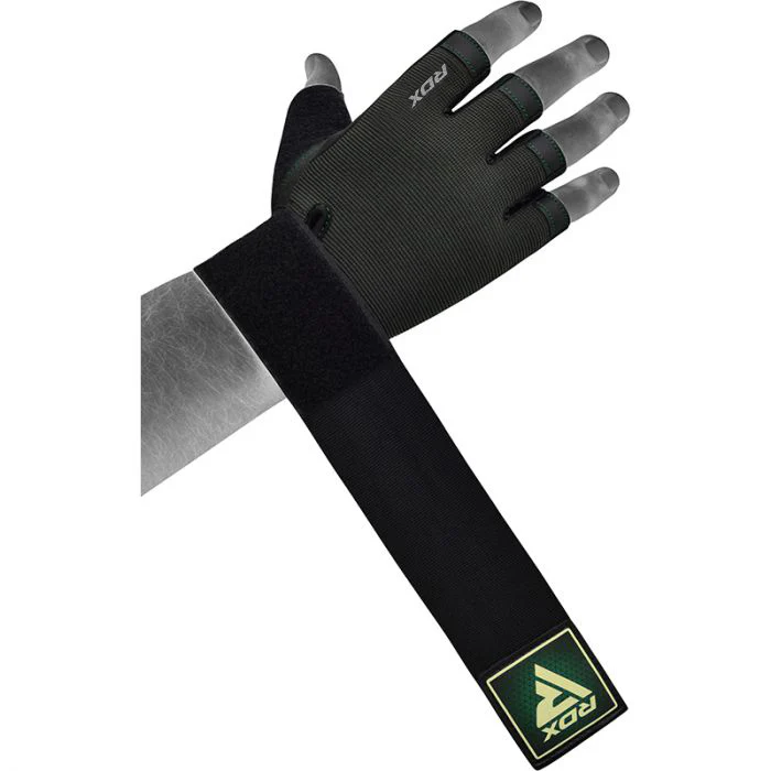 RDX T2 Weightlifting Half Finger Gym Gloves - Image 2