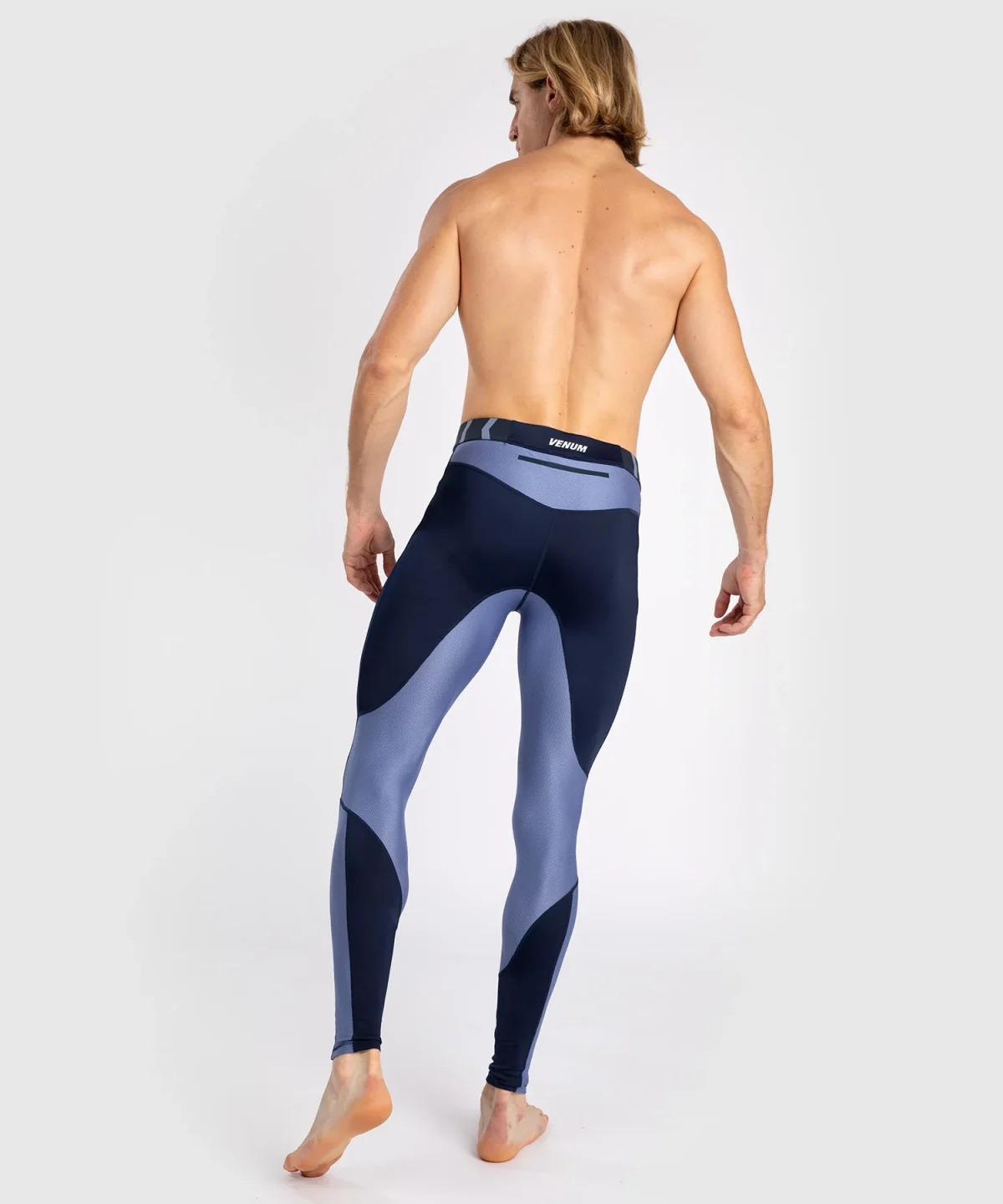 Venum Tempest Men's Spats - Navy Blue/Blue - Image 6
