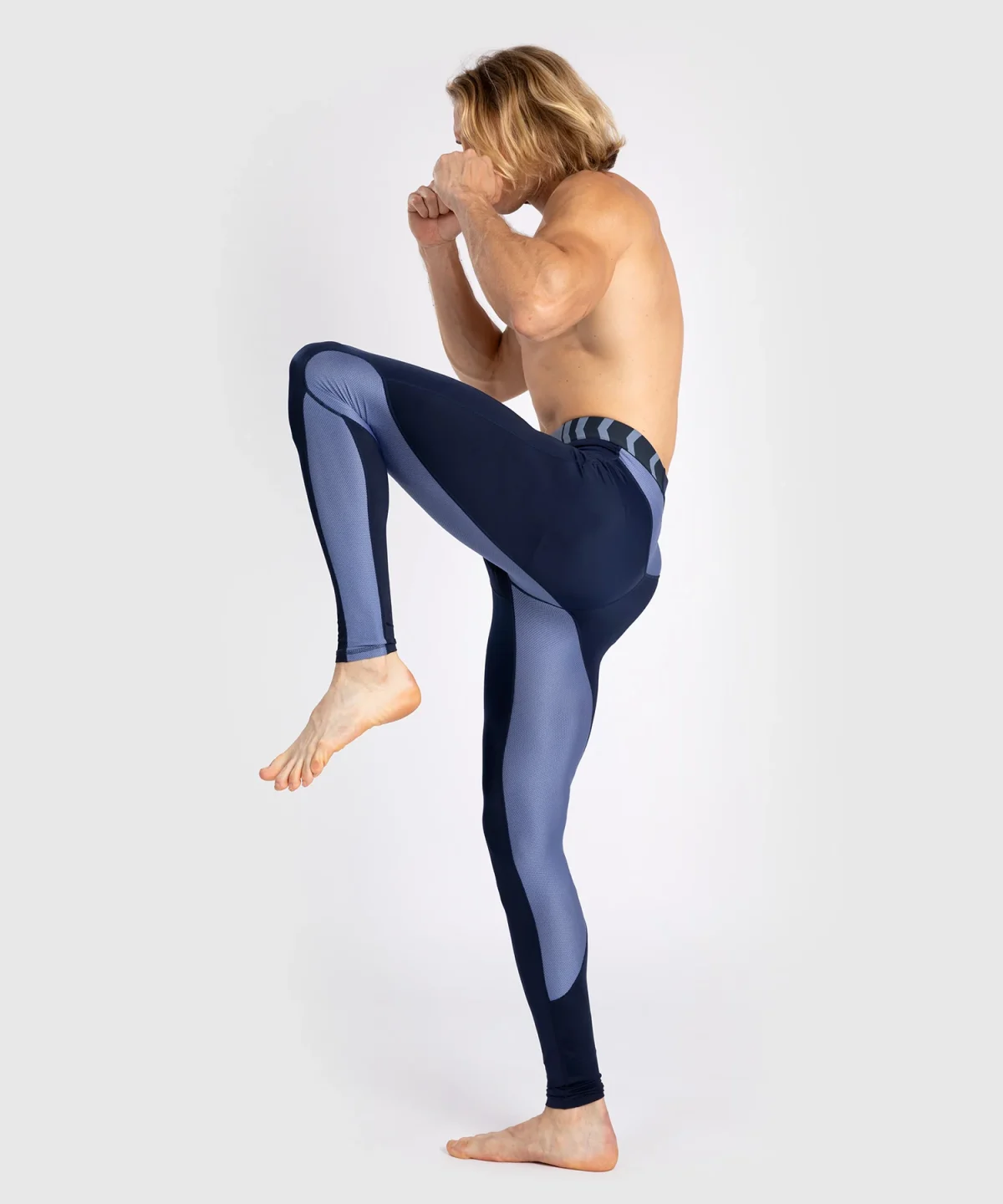 Venum Tempest Men's Spats - Navy Blue/Blue - Image 3