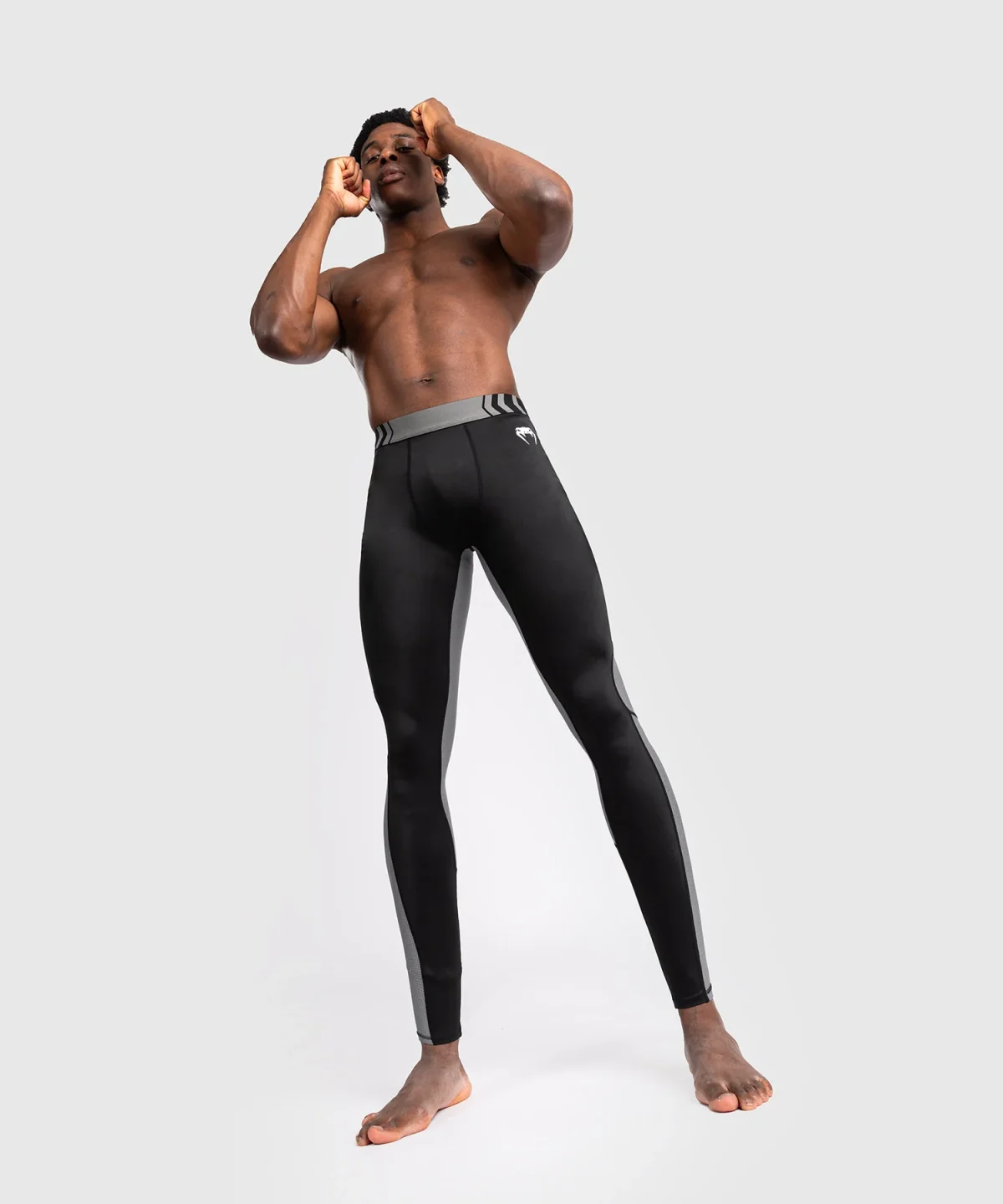 Venum Tempest Men's Spats - Black/Grey - Image 6