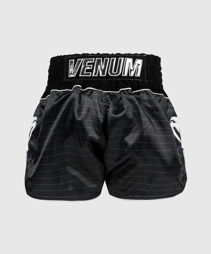 Venum Attack Muay Thaï Short - Black/Silver - Image 3