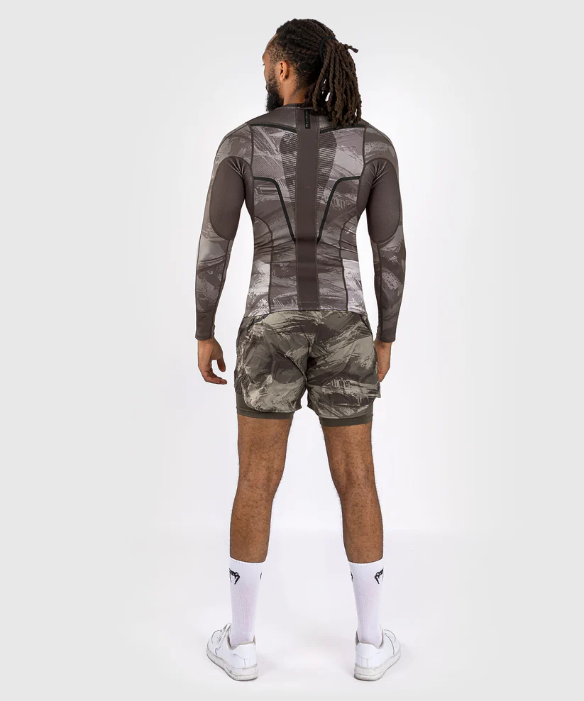 Venum Electron 3.0 Long Sleeve Rashguard - Sand - Image 6