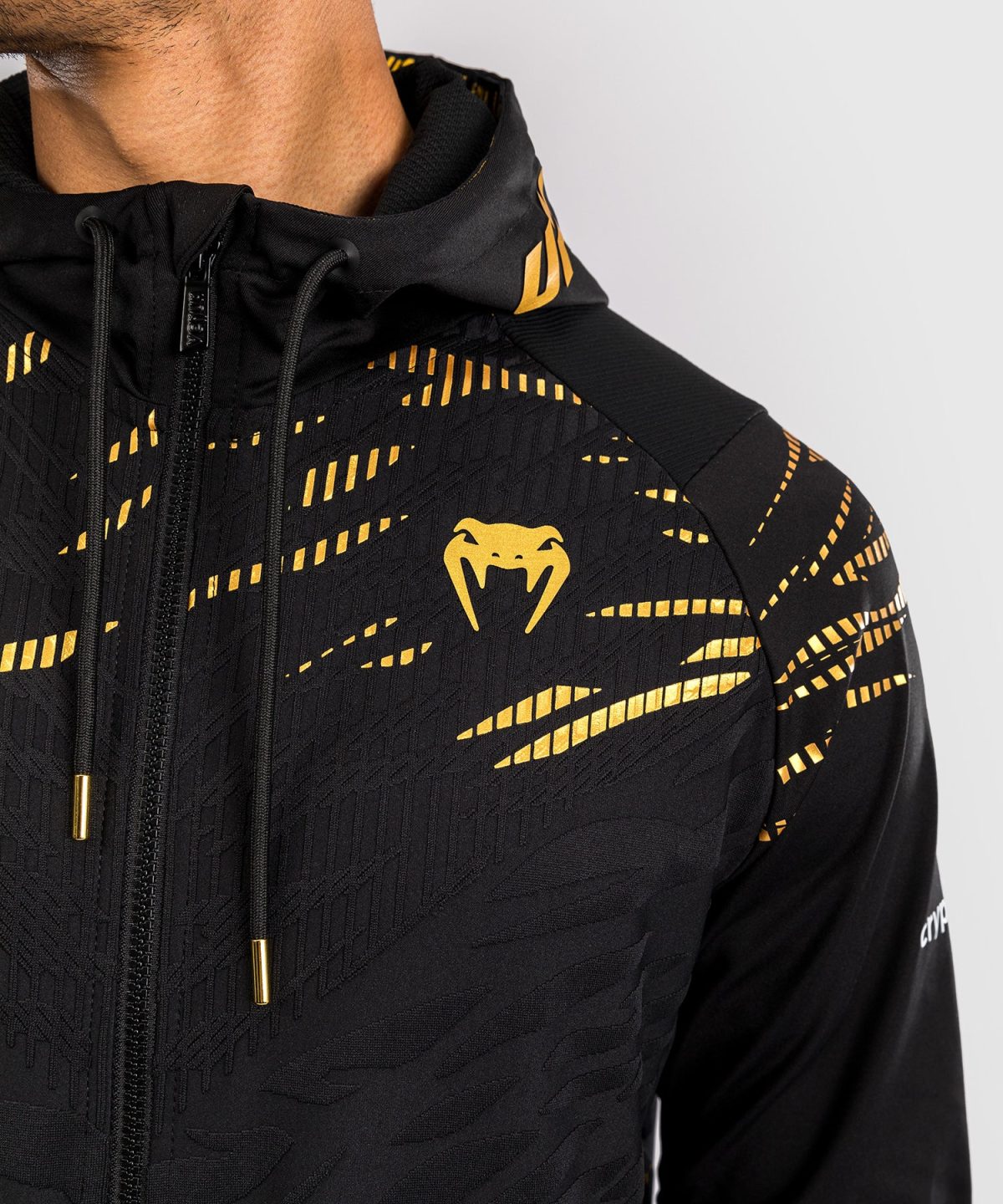 UFC Fusion by Venum Authentic Fight Night Men’s Walkout Hoodie - Champion - Image 7