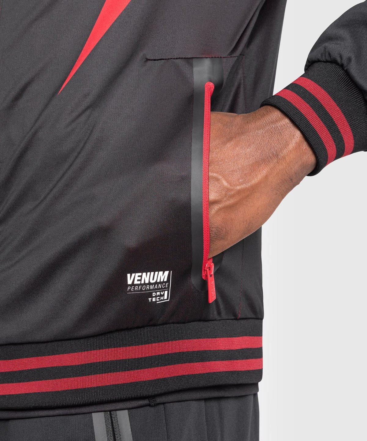 35e4e3363869a88cd8c2c7f6d339abfc649b163e_HOODIE_ZIP_ADRENALINE_RED_12_fe30b99c-463f-45a4-8c4d-5d3f79f5fb2b Venum Adrenaline Men's Track Jacket - Red - Image 7