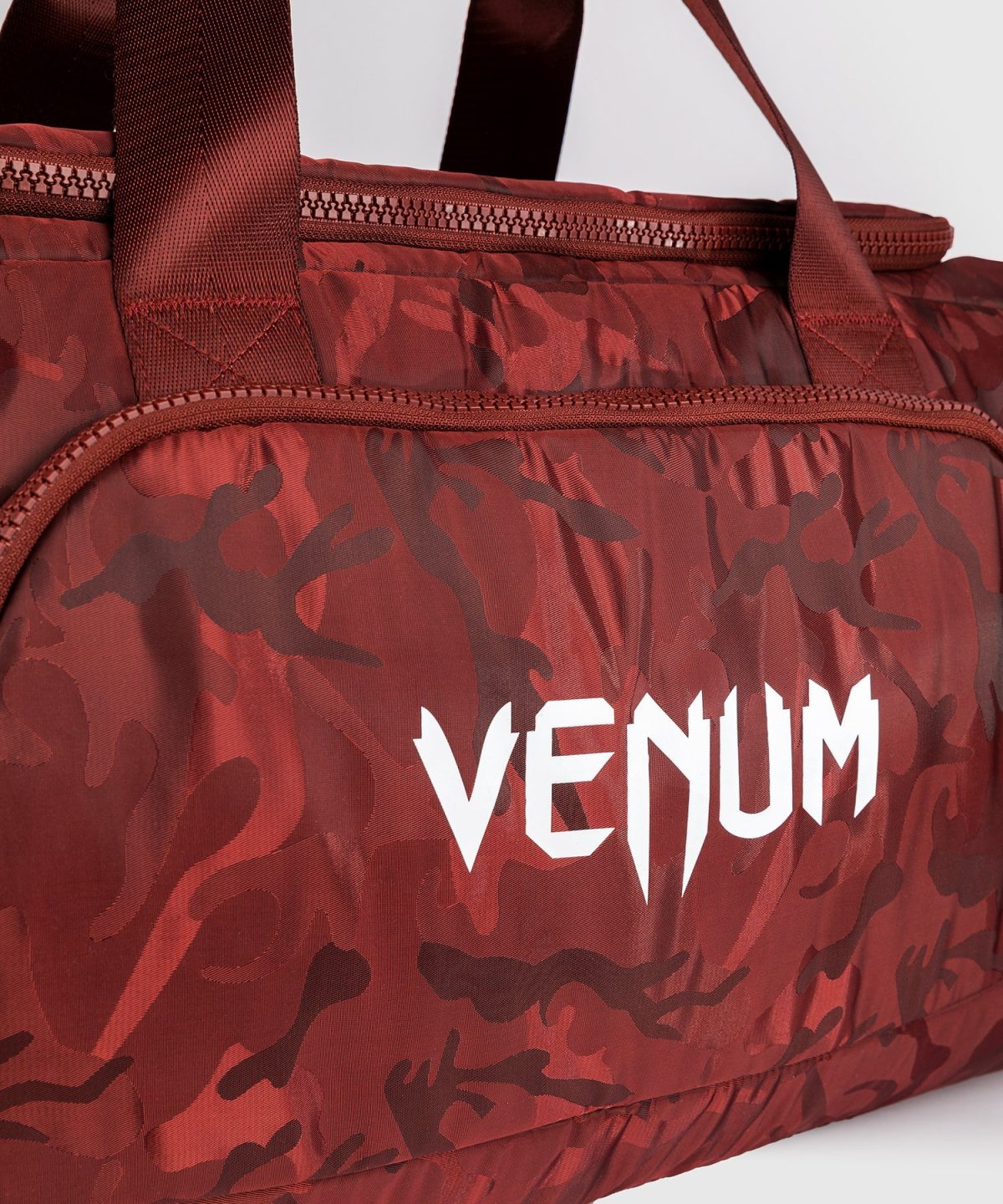 Venum Trainer Lite Sports Bag - Camo/Burgundy - Image 3