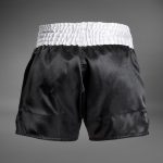 Venum Classic Muay Thai Short Black/White/White - Image 2