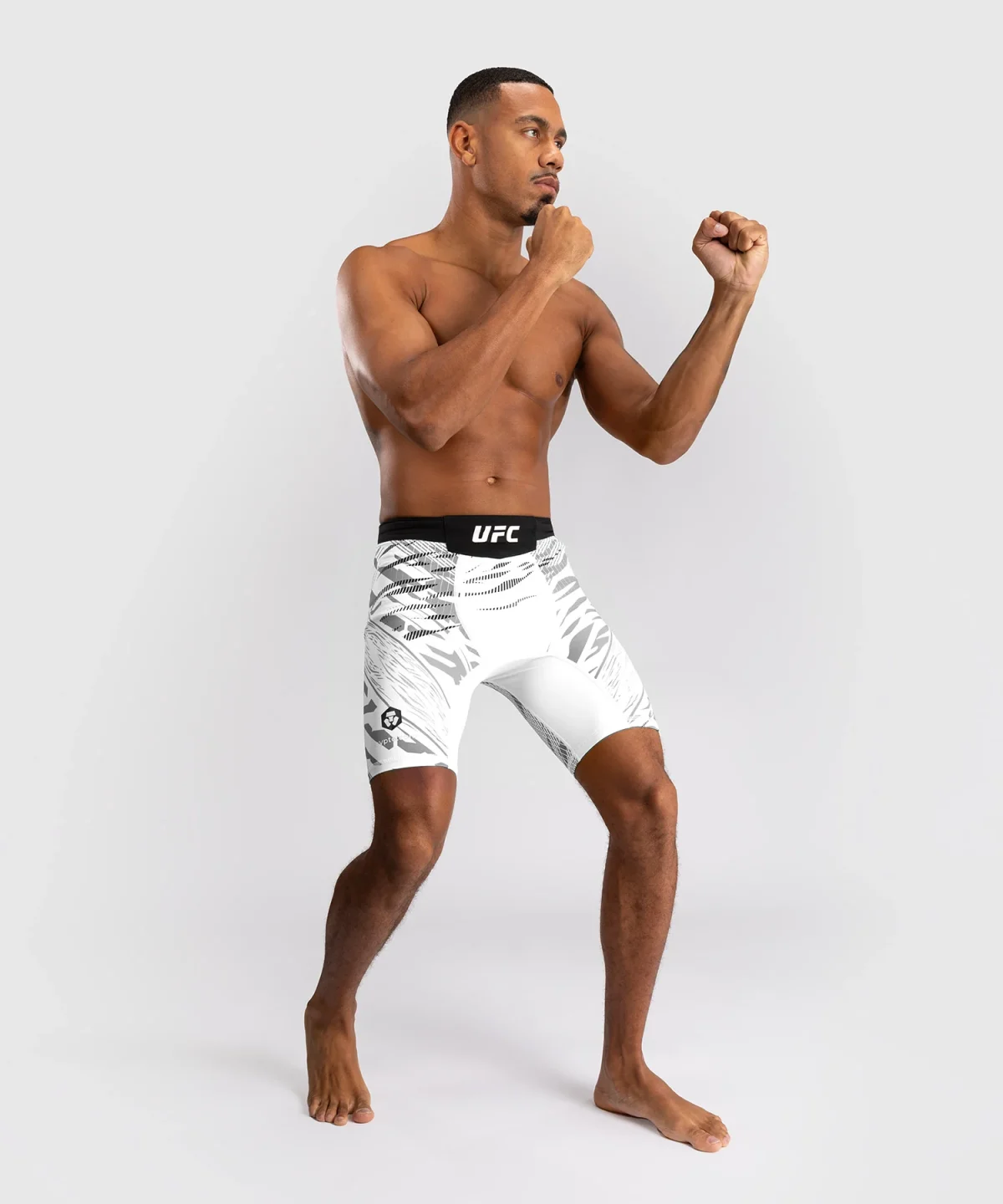 UFC Fusion by Venum Authentic Fight Night Men’s Vale Tudo Short - White - Image 7