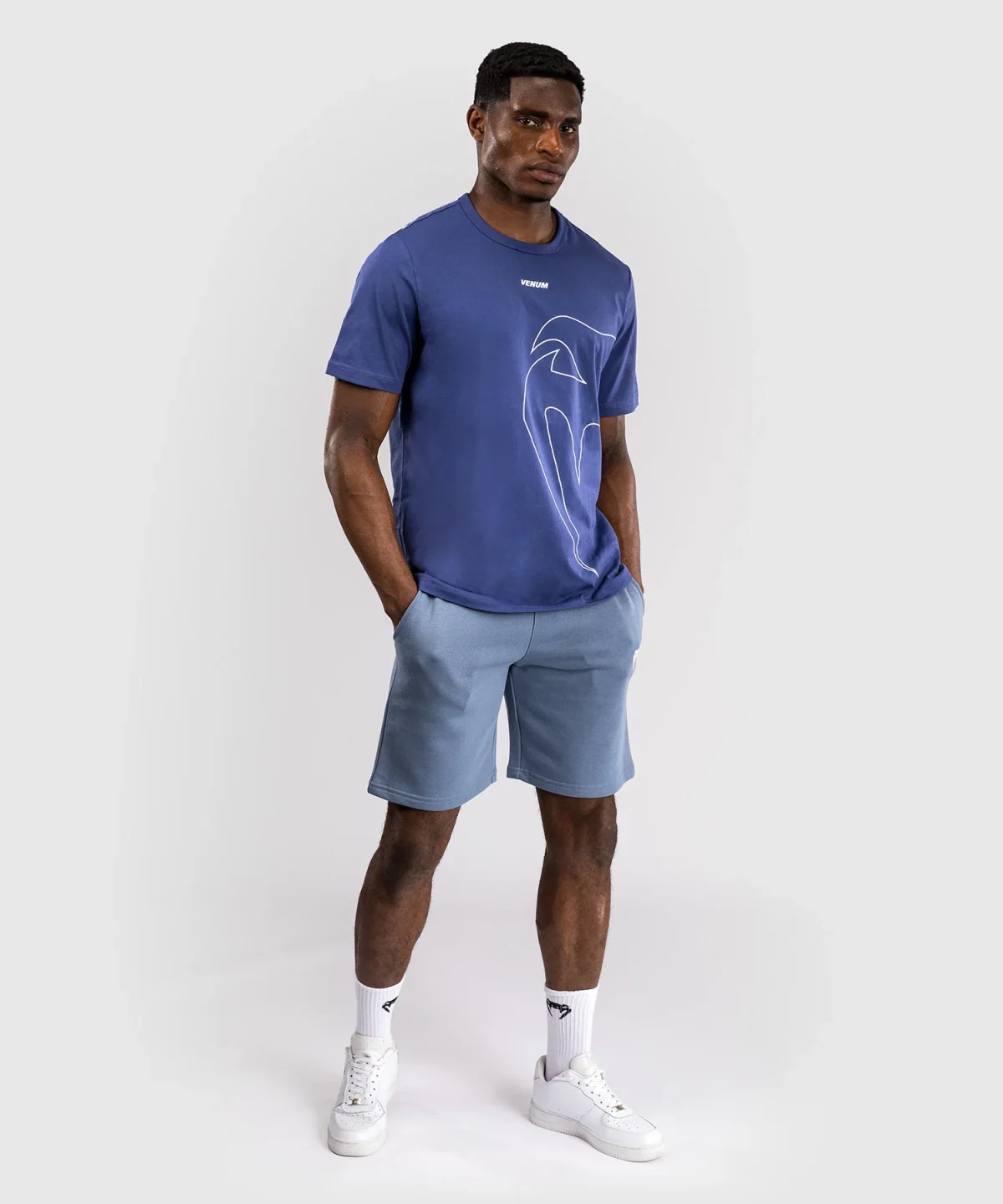 Venum Giant Connect T-Shirt - Royal Blue - Image 2