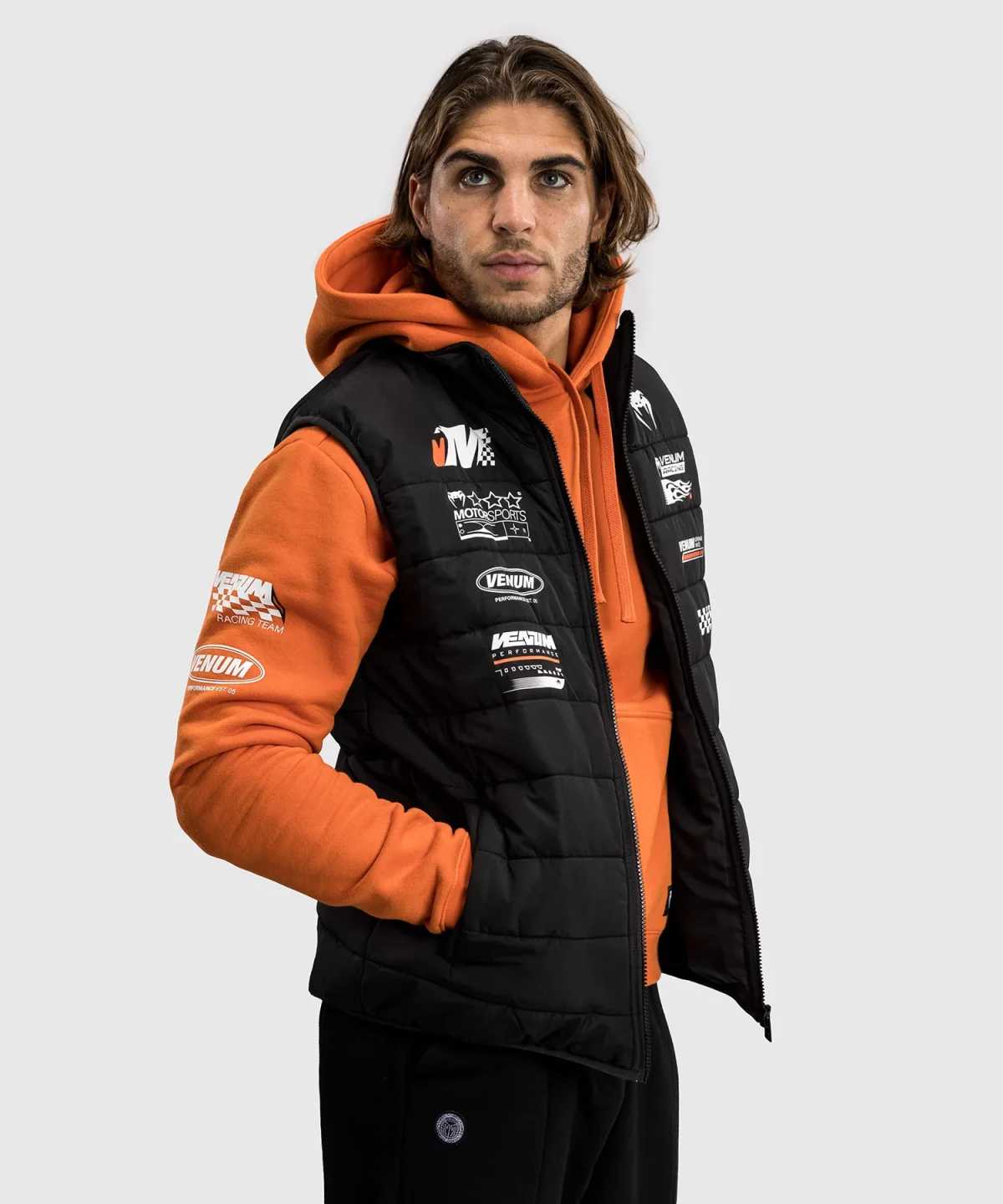 Venum Motorsport Down Jacket - Deep Black - Image 2