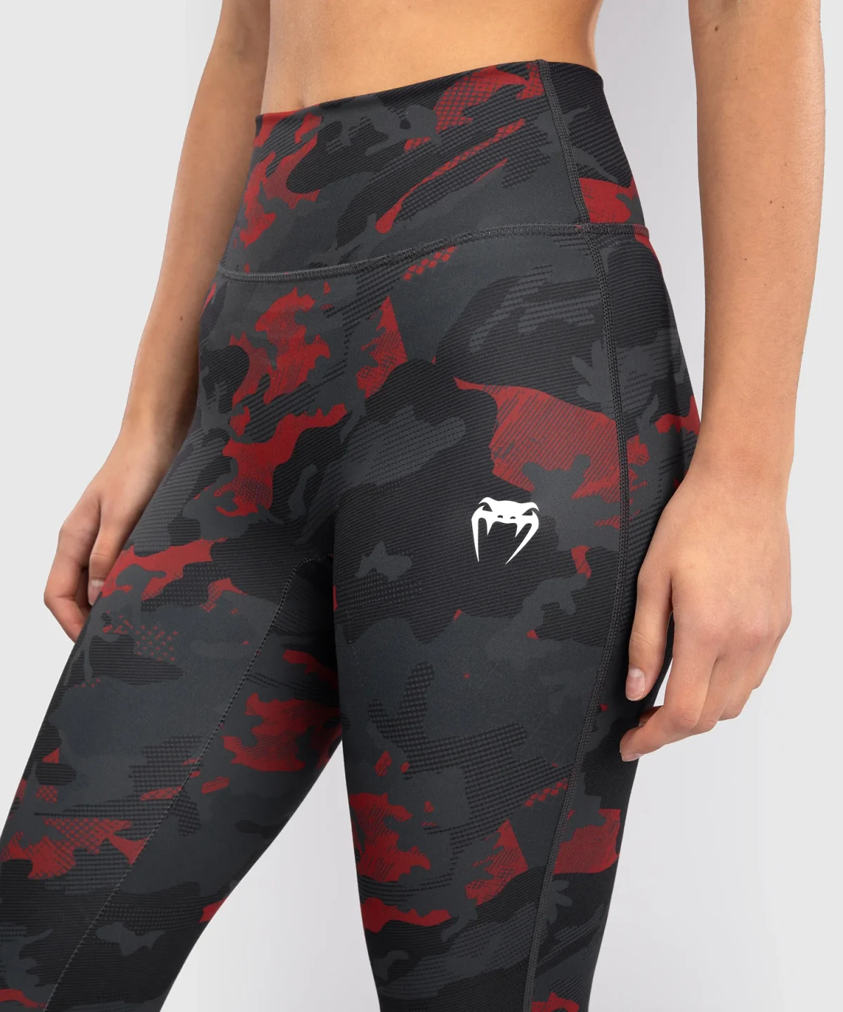 Venum x Sophia Rose Women’s Full-Length Leggings - Urban Red Camo - Image 4