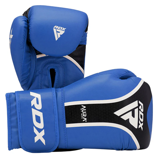 RDX Boxing Gloves Aura Plus T-17 Blue - Image 1