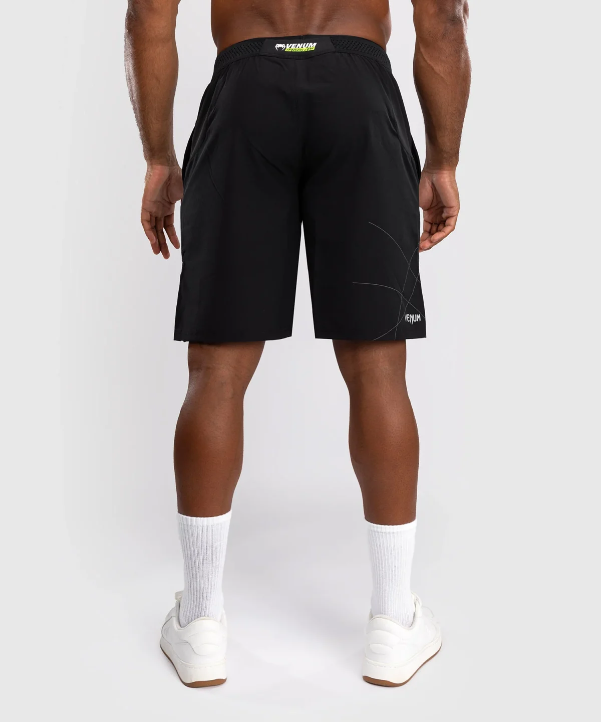 Venum Training Camp 4.0 Training Short - Black/Neon Green - Image 4