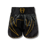 Venum Serpenti Muay Thai Shorts - Black/Silver/Gold