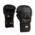 Venum Serpenti Sparring Gloves - Black/Silver/Gold
