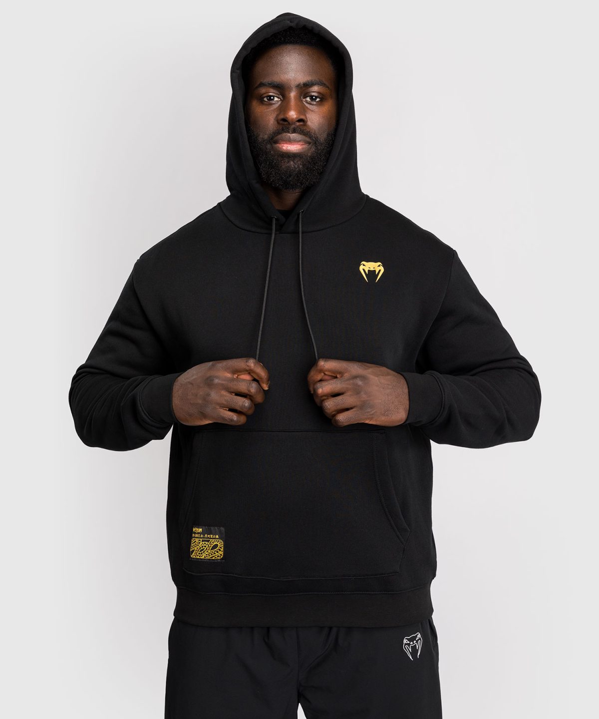 Venum Serprenti Hoodies - Black/Silver/Gold - Image 2
