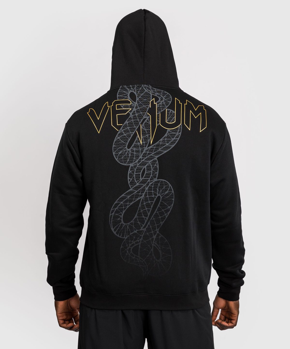 Venum Serprenti Hoodies - Black/Silver/Gold - Image 4