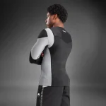 Venum Tempest Men's Long Sleeve Rashguard - Black/Grey - Image 3