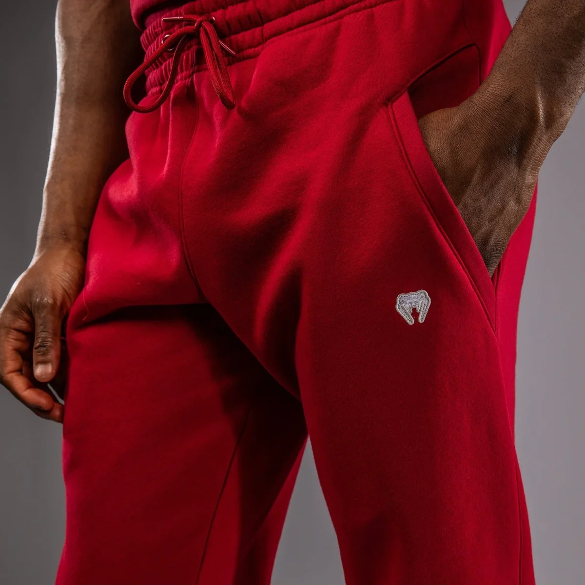 Venum Silent Power Joggers - Cherry Red - Image 4