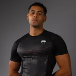 Venum Technical 3.0 Short Sleeve Rashguard - Graphite - Image 3