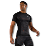 Venum Technical 3.0 Short Sleeve Rashguard - Graphite