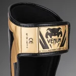 Venum Elite Standup Shin guards - Gold/Black - Image 5