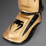 Venum Elite Standup Shin guards - Gold/Black - Image 4