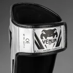 Venum Elite Standup Shinguards - Silver/Black - Image 5