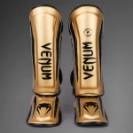 Venum Elite Standup Shin guards - Gold/Black - Image 2