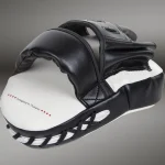 Venum Light Focus Mitts - White/Black (Pair) - Image 3