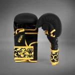 Venum x Topuria Unmatched Edition MMA Sparring Gloves - Black/Gold - Image 3