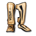 Venum Elite Standup Shin guards - Gold/Black