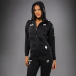 UFC Zenith by Venum Authentic Fight Night Women's Black Walkout Hoodie - Image 3