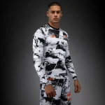 UFC Zenith by Venum Authentic Fight Week Men's White Performance Long Sleeve Rashguard - Image 3