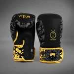 Venum x Topuria Unmatched Edition Boxing Gloves - Black/Gold - Image 2