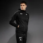 UFC Zenith by Venum Authentic Fight Night Men’s Black Walkout Hoodie - Image 2