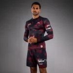 UFC Zenith by Venum Authentic Fight Week Men's White Performance Long Sleeve Rashguard - Image 2