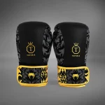 Venum x Topuria Unmatched Edition Boxing Gloves - Black/Gold - Image 4