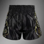 VTC Flames Venum Muay Thai Shorts - Black/Gold - Image 4