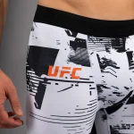 UFC Zenith by Venum Authentic Fight Week Men’s White Performance Vale Tudo Short - Image 3