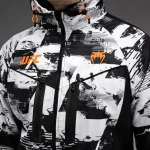 UFC Zenith by Venum Authentic Fight Week Men's White Zip Hoodie - Image 4
