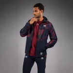 UFC Zenith by Venum Authentic Fight Week Men's Burgundy Zip Hoodie - Image 2