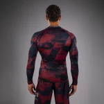 UFC Zenith by Venum Authentic Fight Week Men's White Performance Long Sleeve Rashguard - Image 3