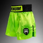 Venum Classic Evo Muay Thai Shorts - Neon Yellow/Black - Image 2