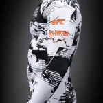 UFC Zenith by Venum Authentic Fight Week Men's White Performance Long Sleeve Rashguard - Image 5