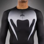 Venum No Gi Rashguards - Black/White - Image 4