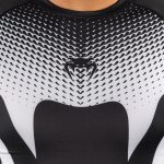 Venum No Gi Rashguards - Black/White Short Sleeve - Image 4